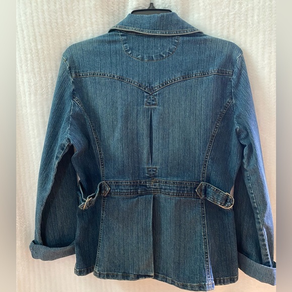 Safari denim jacket - adjustable on the waist - Picture 2 of 3
